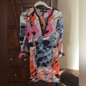 BCBG Multicolor Brishstroke Dress, Size 4, Never worn